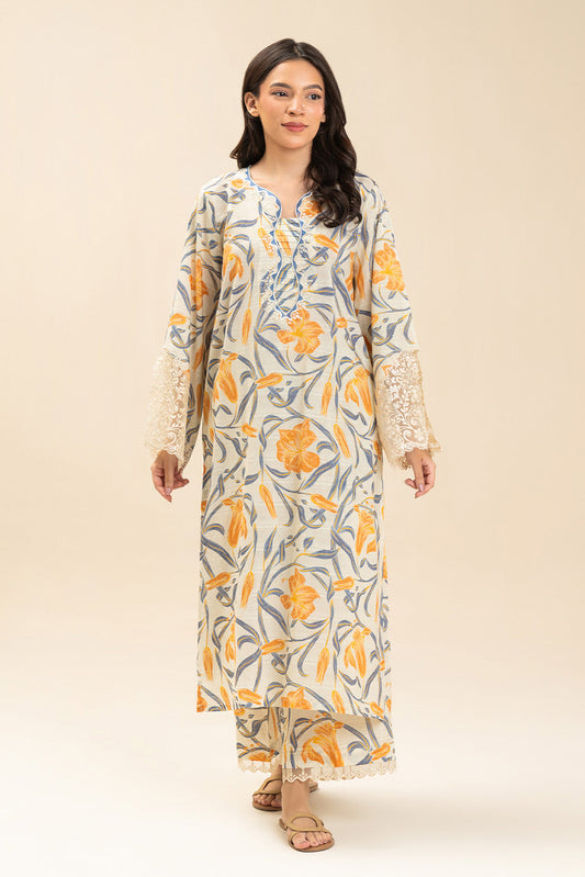 2 PIECE PRINTED DORIA LAWN SUIT (PRET)