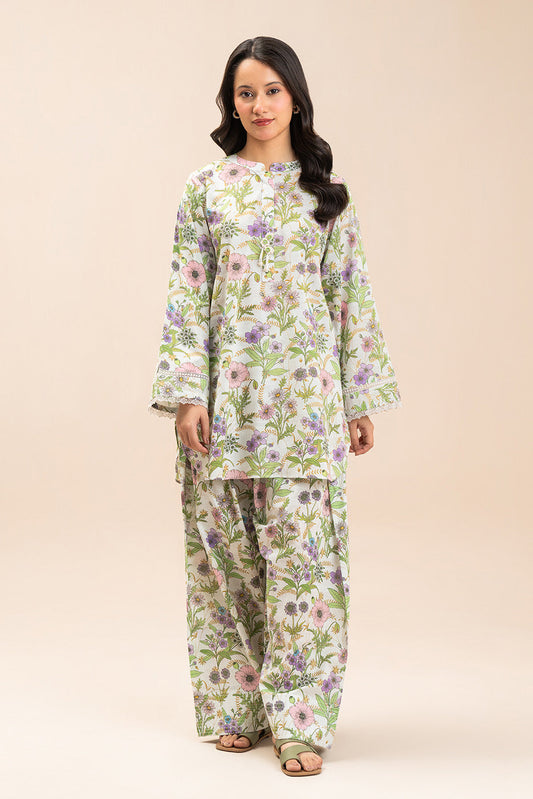 2 PIECE PRINTED DORIA LAWN SUIT (PRET)
