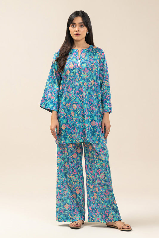 2 PIECE PRINTED LAWN SUIT (PRET)