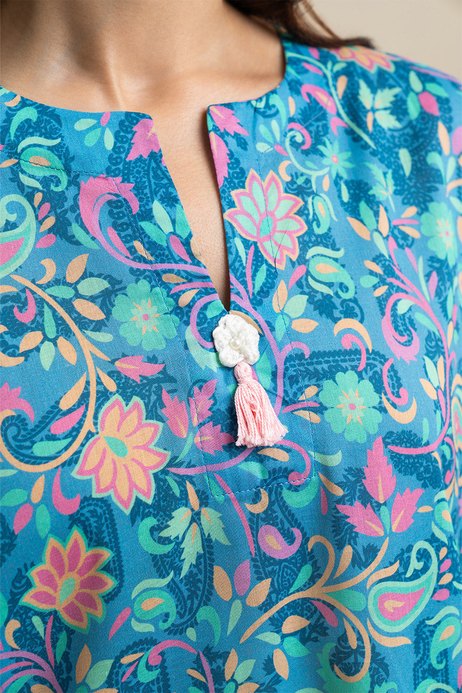 2 PIECE PRINTED LAWN SUIT (PRET)