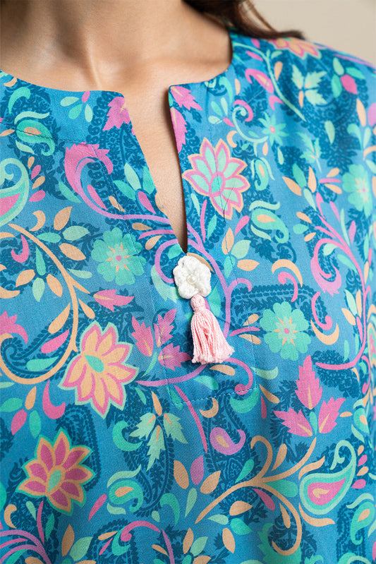 2 PIECE PRINTED LAWN SUIT (PRET)