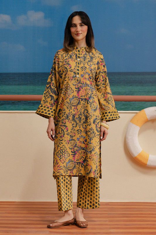 2 PIECE PRINTED LAWN SUIT (PRET)