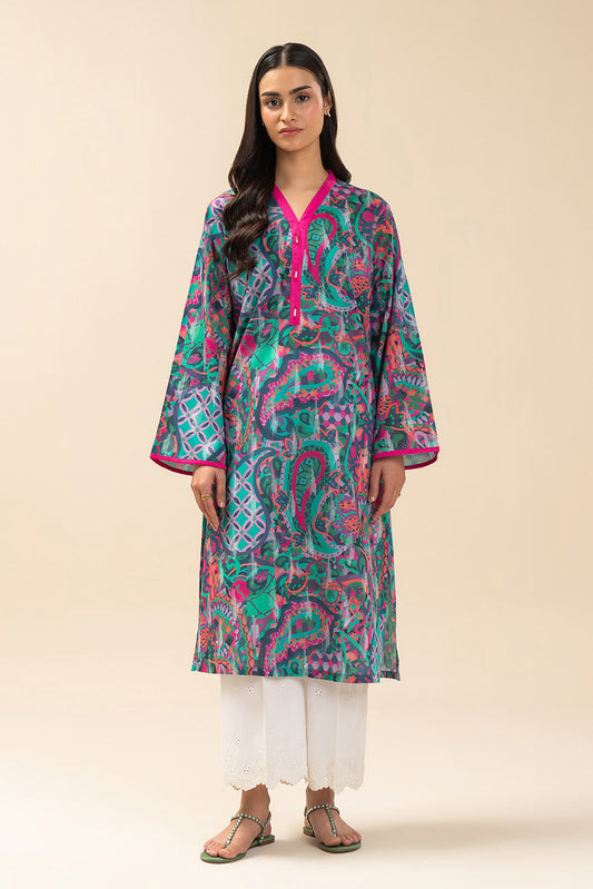 PRINTED LAWN SHIRT (PRET)