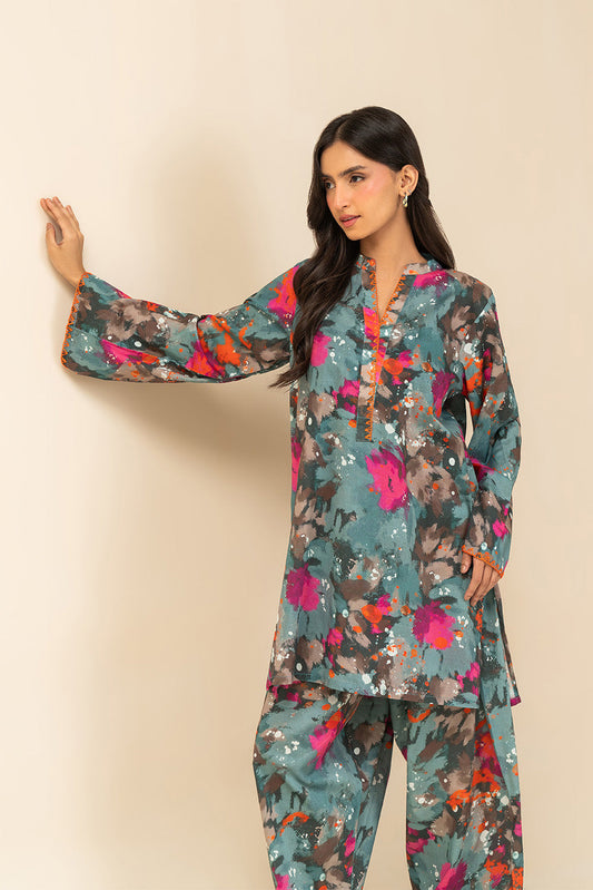 2 PIECE PRINTED LAWN SUIT (PRET)