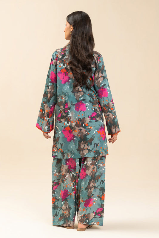 2 PIECE PRINTED LAWN SUIT (PRET)
