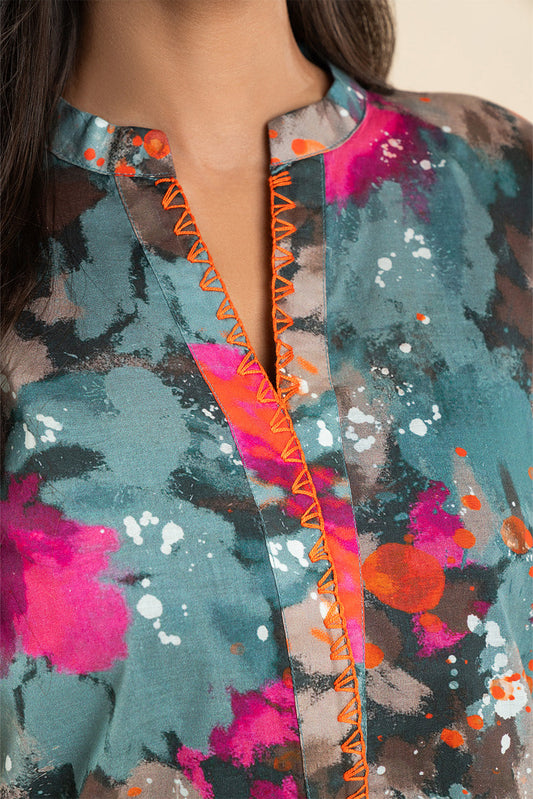 2 PIECE PRINTED LAWN SUIT (PRET)