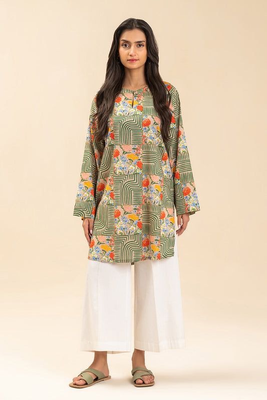 PRINTED LAWN SHIRT (PRET)