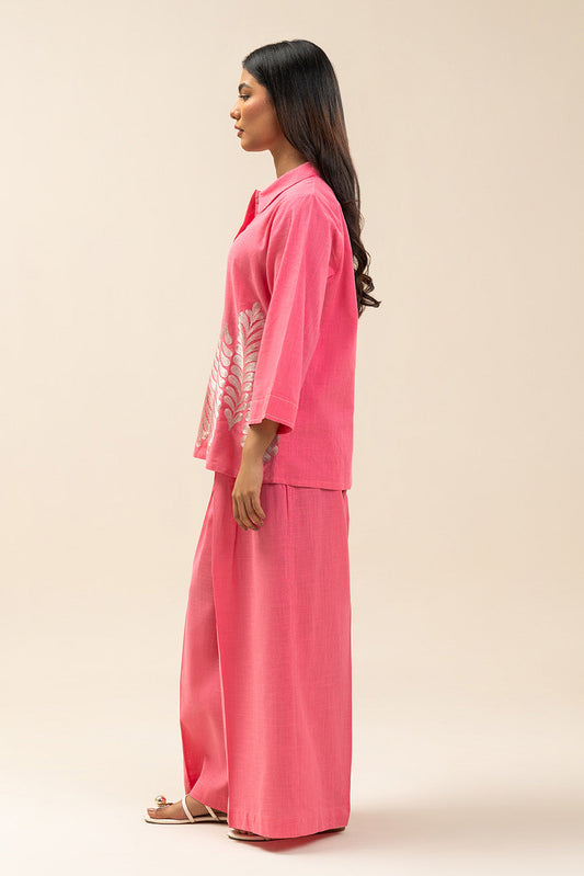 2 PIECE EMBROIDERED LINEN SUIT (FLOW)