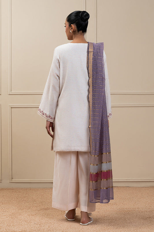 3 PIECE EMBROIDERED MULTI NEPS NET SUIT (HIGH CASUAL)