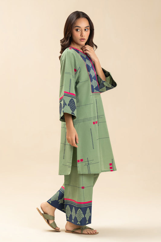 2 PIECE SOLID JACQUARD SUIT (PRET)