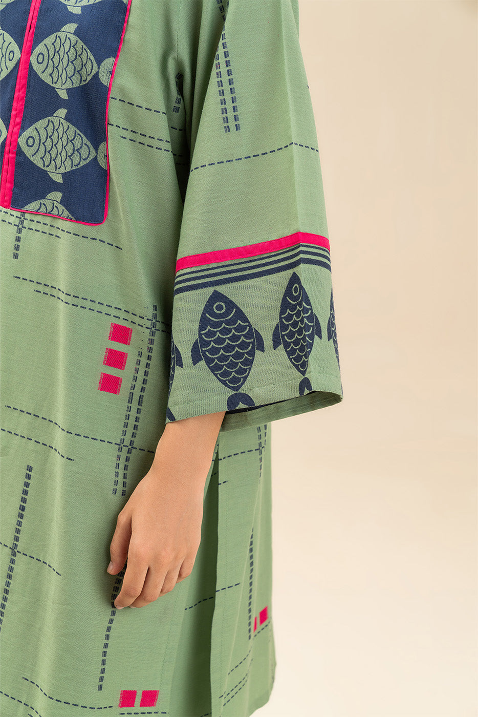 2 PIECE SOLID JACQUARD SUIT (PRET)