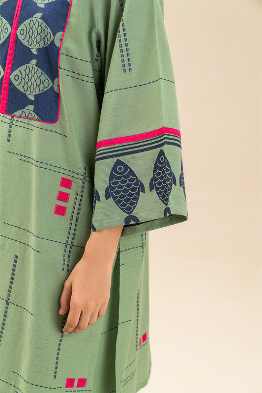 SOLID JACQUARD SHIRT (PRET)