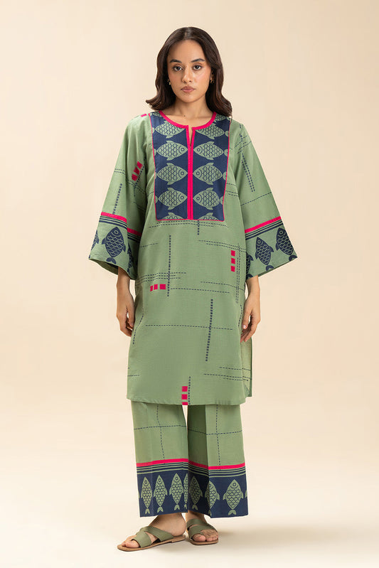 2 PIECE SOLID JACQUARD SUIT (PRET)
