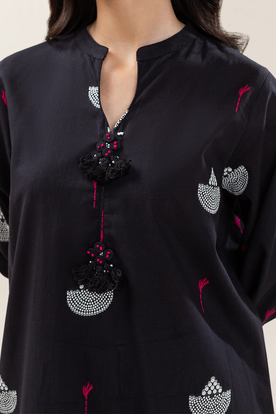 2 PIECE SOLID JACQUARD SUIT (PRET)