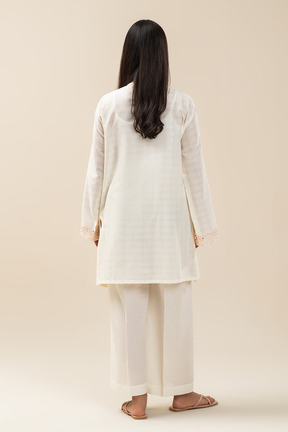 2 PIECE EMBROIDERED DORIA SUIT (PRET)
