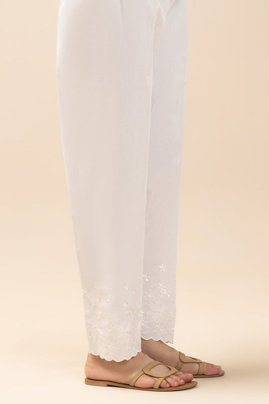 EMBROIDERED STRAIGHT PANTS