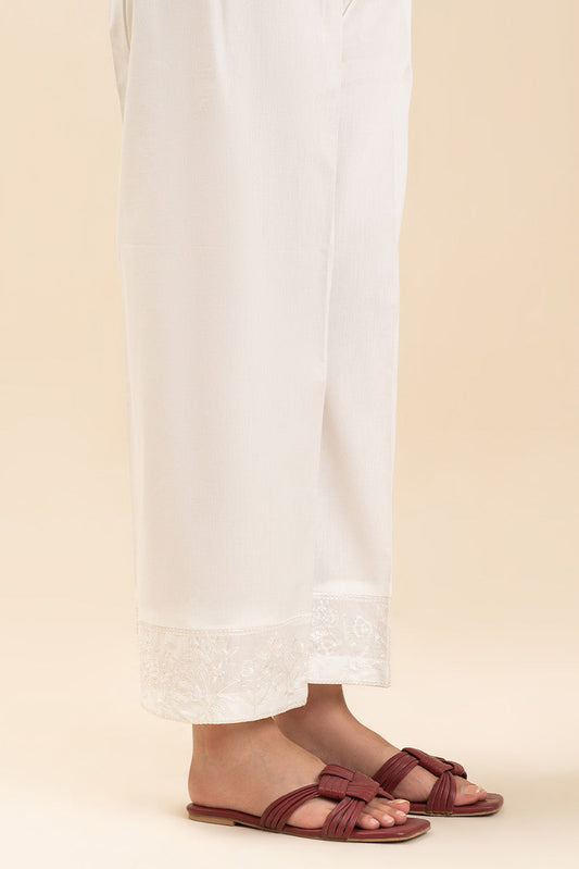 EMBROIDERED CULLOTE PANTS