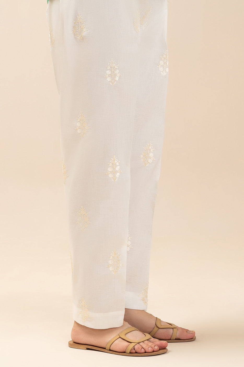 EMBROIDERED PANTS