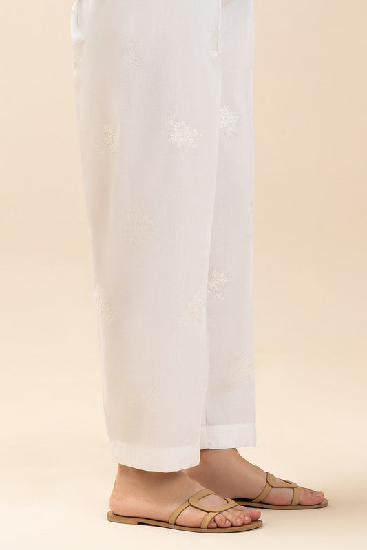 EMBROIDERED STRAIGHT PANTS