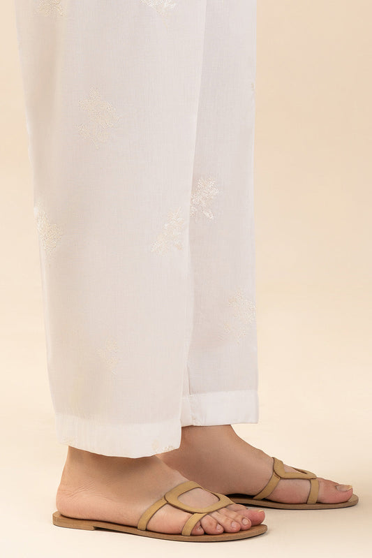 EMBROIDERED STRAIGHT PANTS