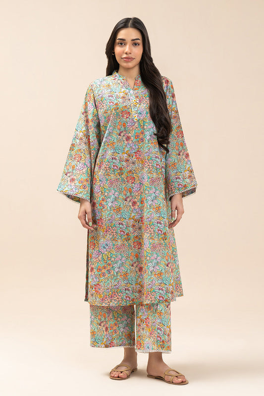 2 PIECE PRINTED DORIA LAWN SUIT (PRET)