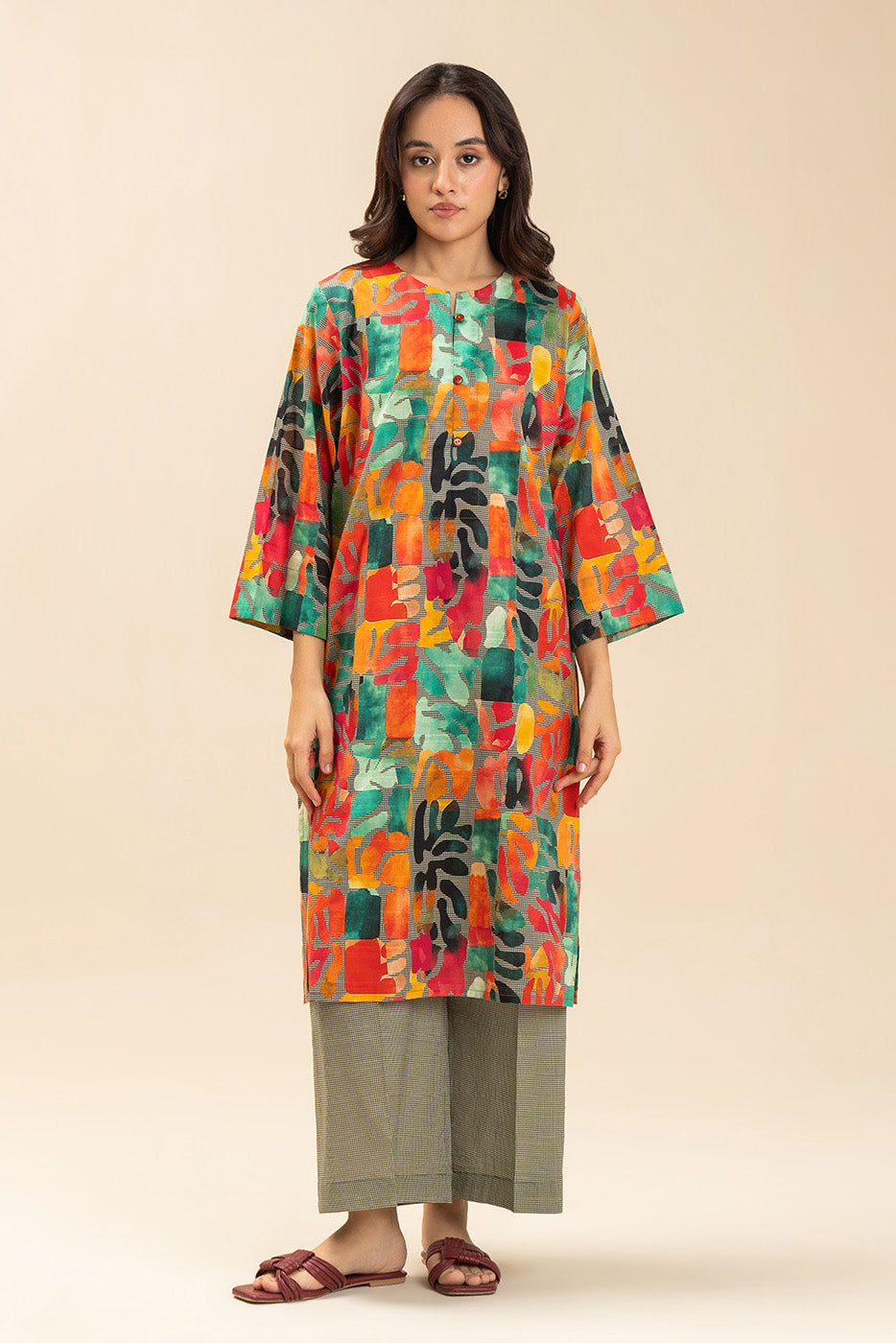 2 PIECE PRINTED DORIA LAWN SUIT (PRET)