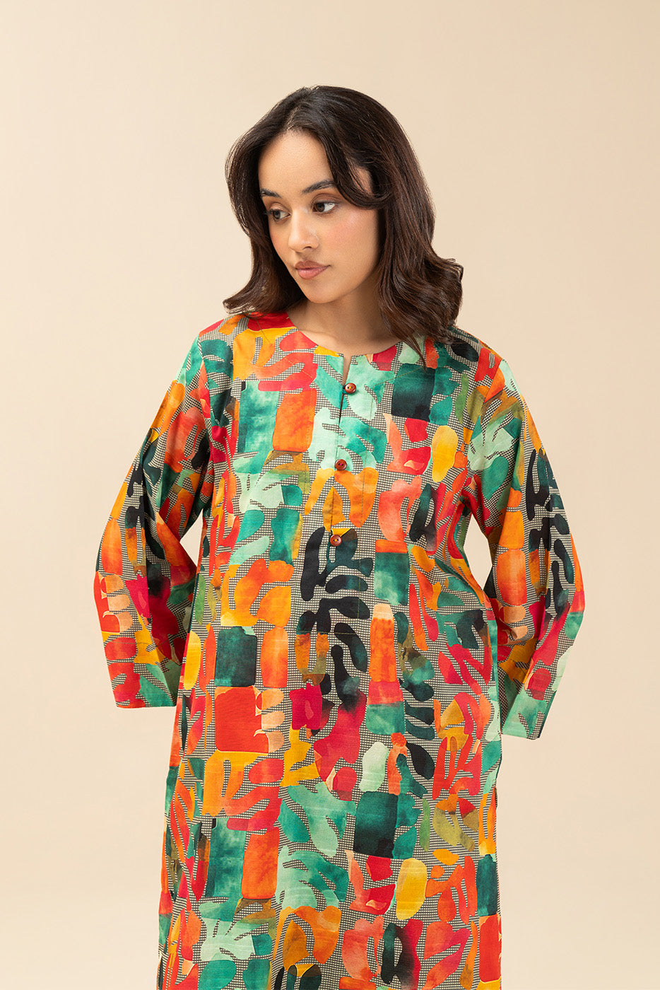 2 PIECE PRINTED DORIA LAWN SUIT (PRET)