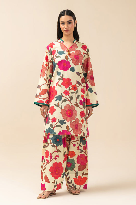 2 PIECE PRINTED LAWN SUIT (PRET)