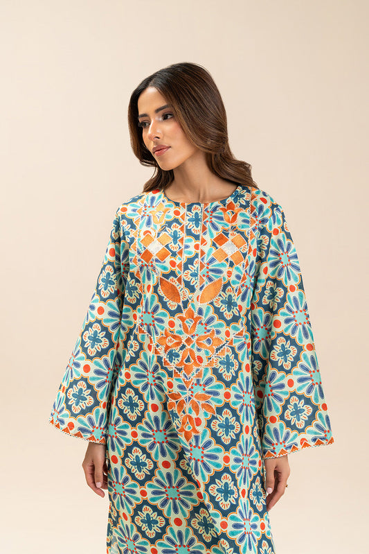 2 PIECE EMBROIDERED LAWN SUIT (PRET)