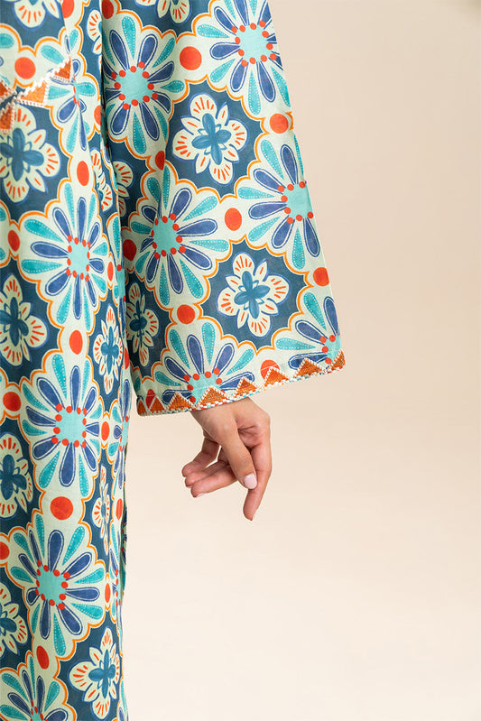 2 PIECE EMBROIDERED LAWN SUIT (PRET)