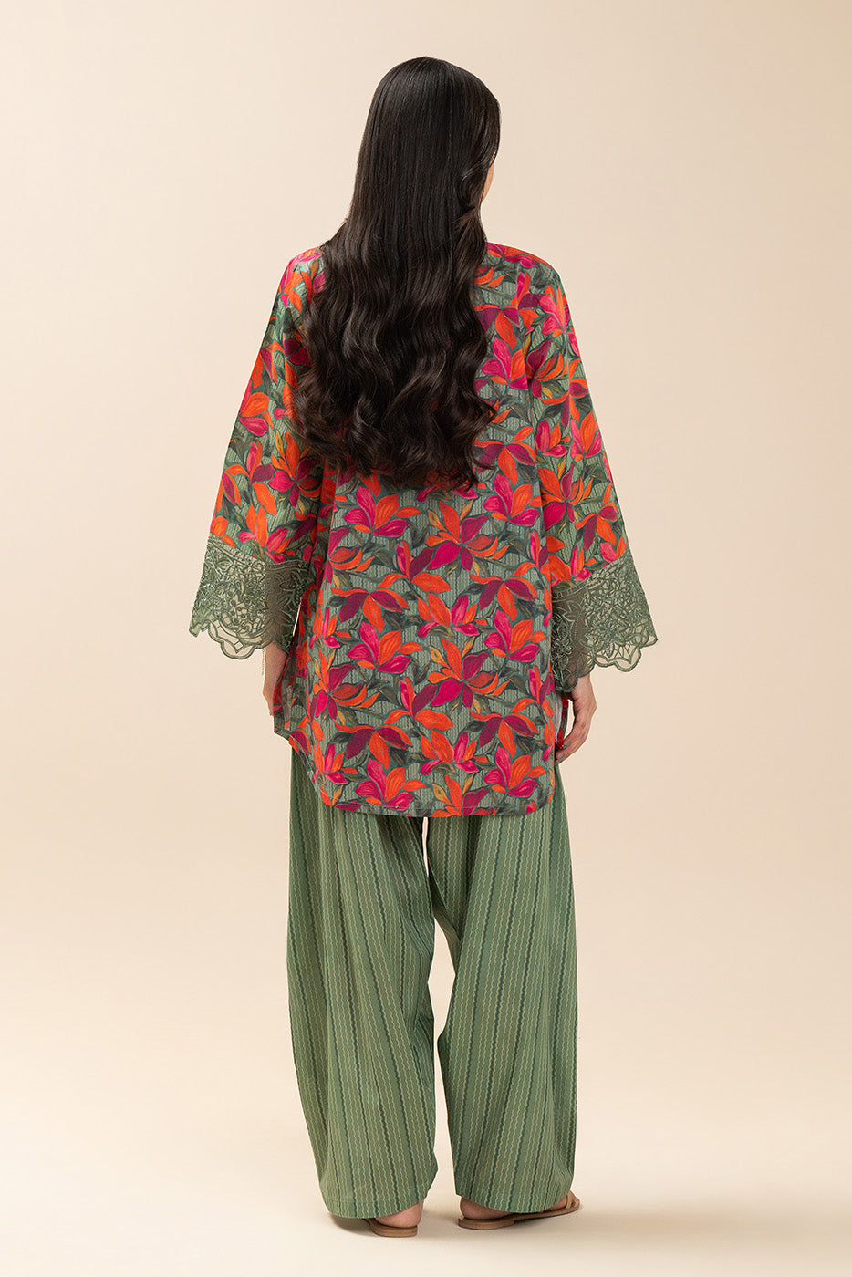 2 PIECE EMBROIDERED LAWN SUIT (PRET)