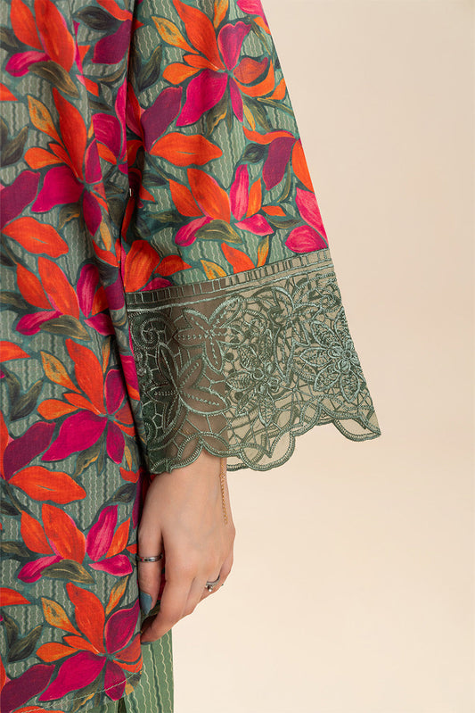 EMBROIDERED LAWN SHIRT (PRET)