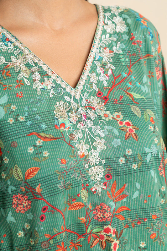 EMBROIDERED LAWN SHIRT (PRET)