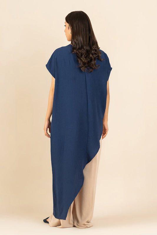 SOLID POLY CREPE SHIRT ( FLOW )
