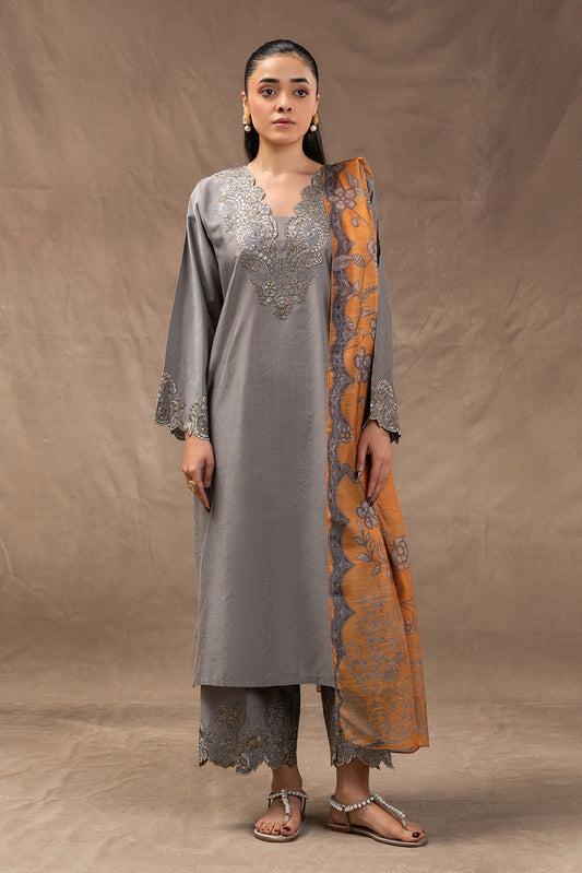 3 PIECE EMBROIDERED MISSOURI SUIT (HIGH CASUAL)