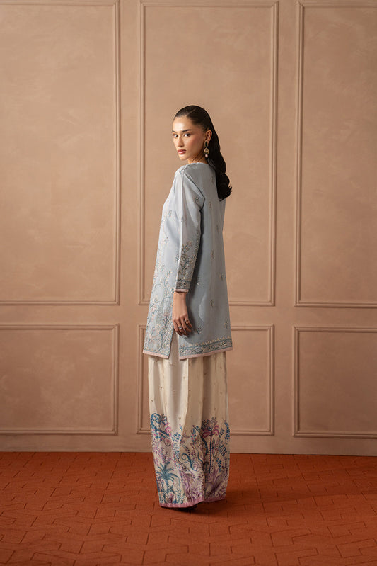 2 PIECE EMBROIDERED ZARI JACQUARD SUIT (LUXURY PRET)