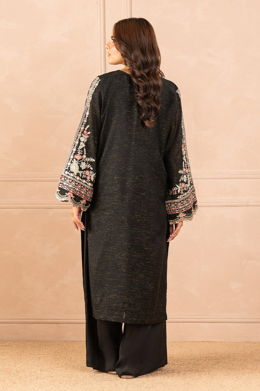 EMBROIDERED ZARI JACQUARD SHIRT (LUXURY PRET)