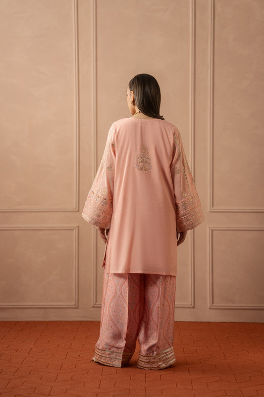 2 PIECE EMBROIDERED ZARI JACQUARD SUIT (LUXURY PRET)