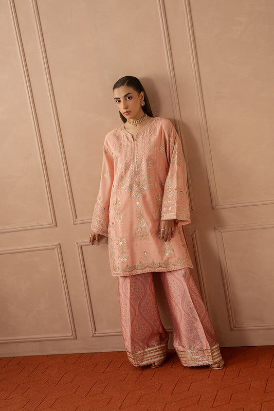 2 PIECE EMBROIDERED ZARI JACQUARD SUIT (LUXURY PRET)
