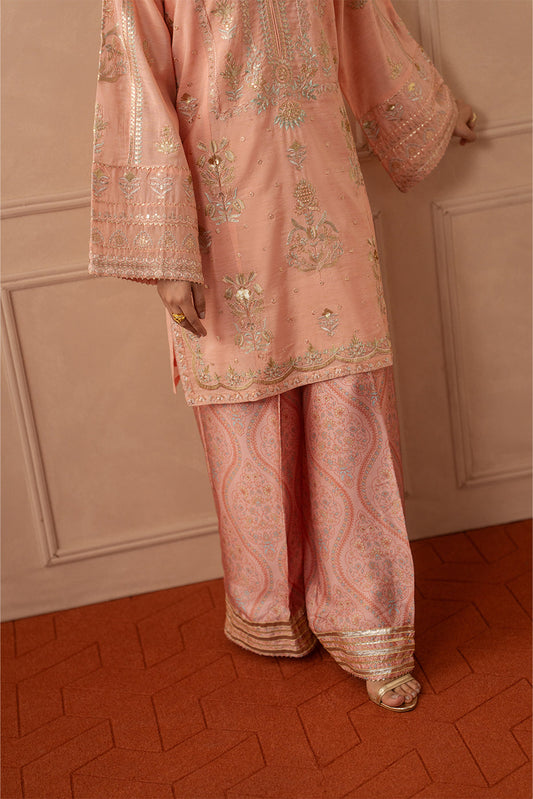 2 PIECE EMBROIDERED ZARI JACQUARD SUIT (LUXURY PRET)