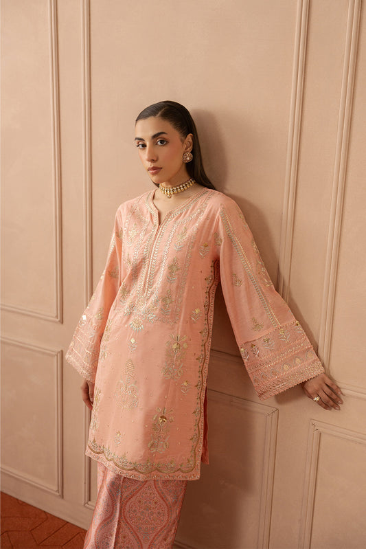 2 PIECE EMBROIDERED ZARI JACQUARD SUIT (LUXURY PRET)