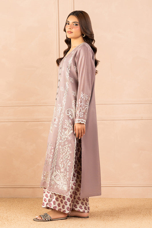 2 PIECE EMBROIDERED ZARI JACQUARD SUIT (LUXURY PRET)