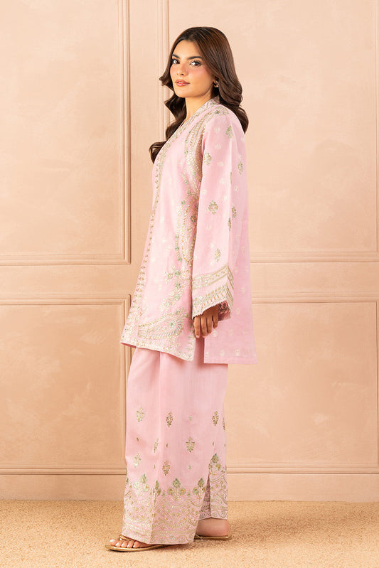 2 PIECE EMBROIDERED ZARI JACQUARD SUIT (LUXURY PRET)