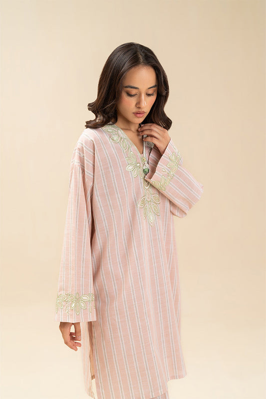 2 PIECE SOLID DOBBY SUIT (PRET)