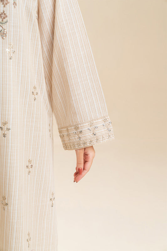 2 PIECE EMBROIDERED DOBBY SUIT (PRET)