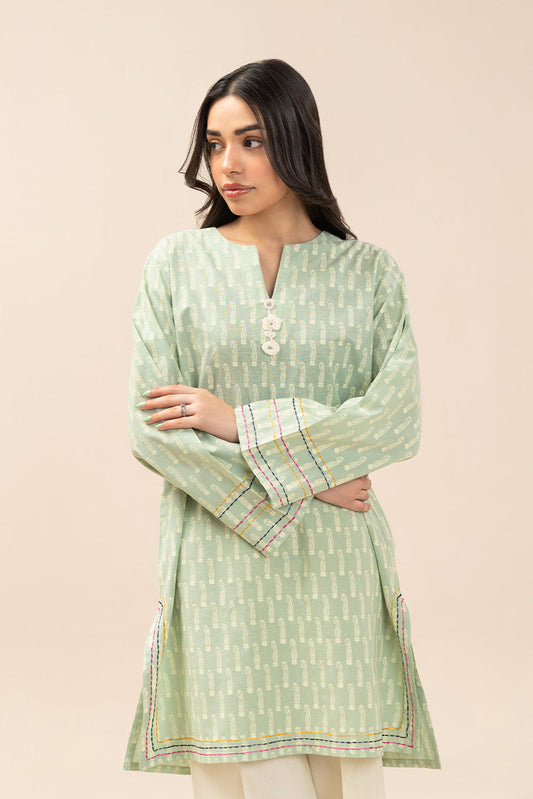 PRINTED SLUB SHIRT (PRET)