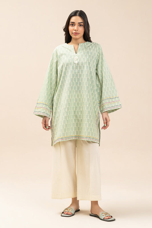 PRINTED SLUB SHIRT (PRET)