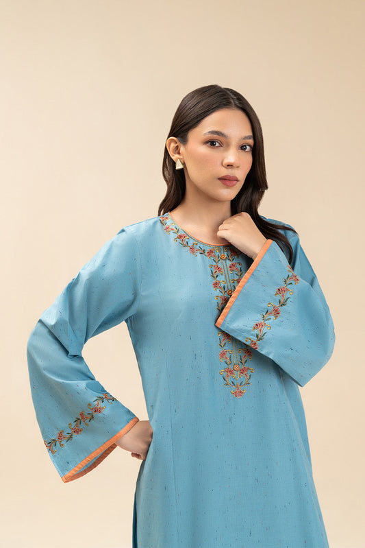 2 PIECE EMBROIDERED MULTI NEPS SUIT (PRET)