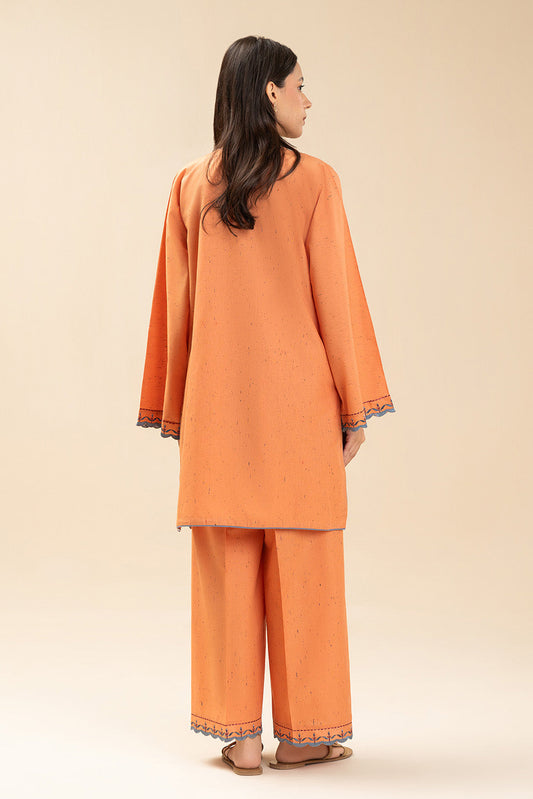 2 PIECE EMBROIDERED MULTI NEPS SUIT (PRET)