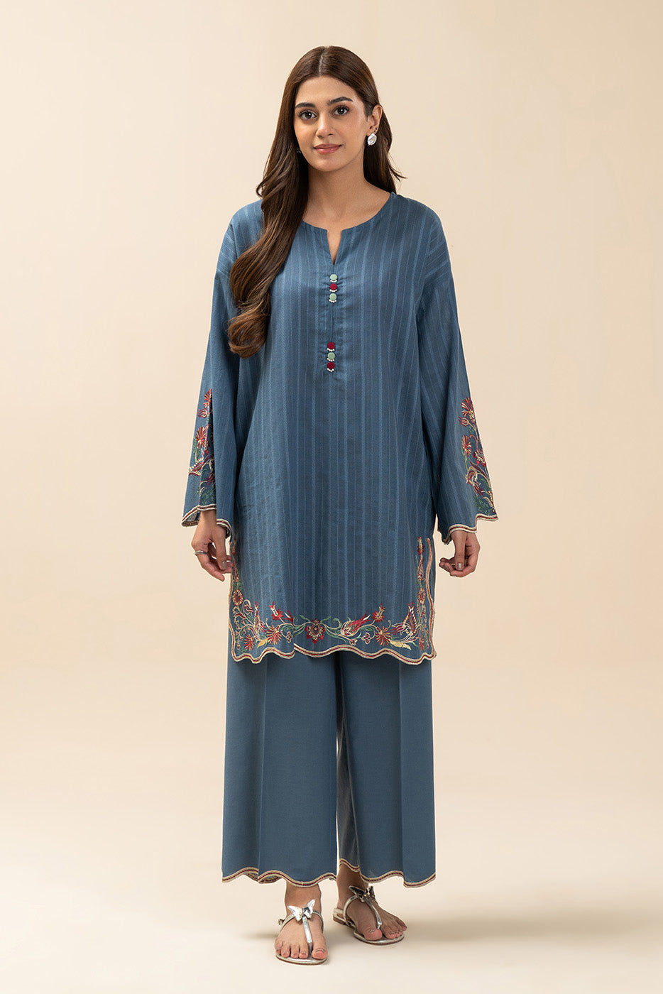 EMBROIDERED NENO KARA SHIRT (PRET)